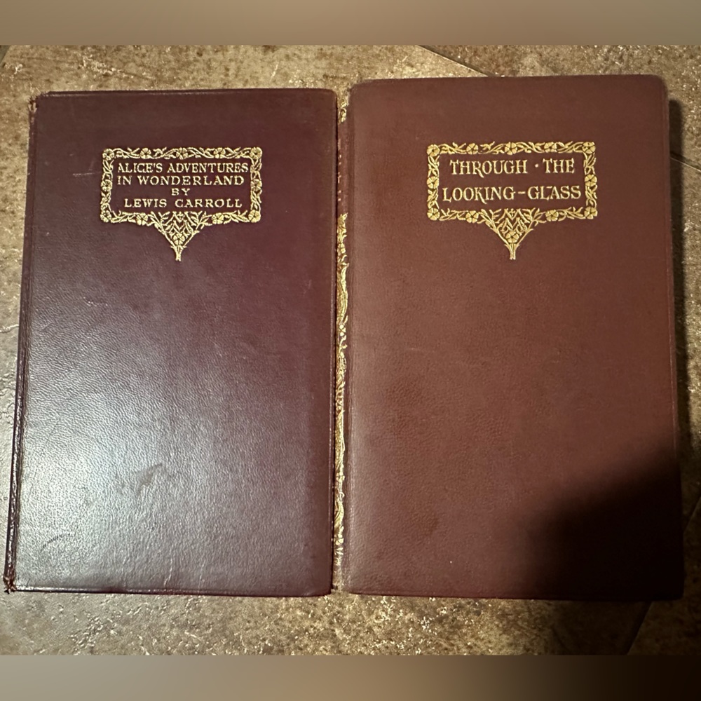 Vintage Macmillan Alice’s Adventures in Wonderland & Through the Looking Glass